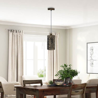 Hanging Wire Cage Pendant Light Fixture